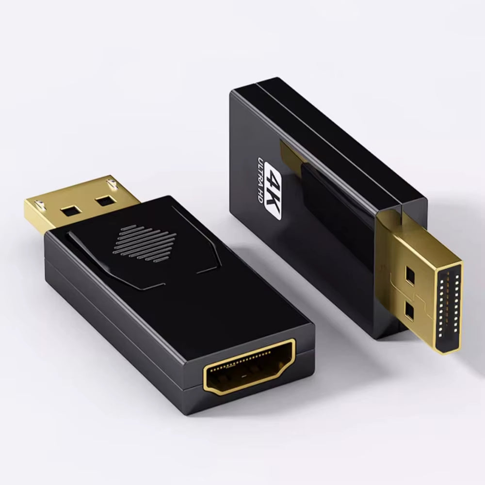 4K DP Displayport to Hdmi-Compatible Adapter Converter Display Port DP to Hdmi-Compatible HDTV Adapter Video Audio PC Laptop