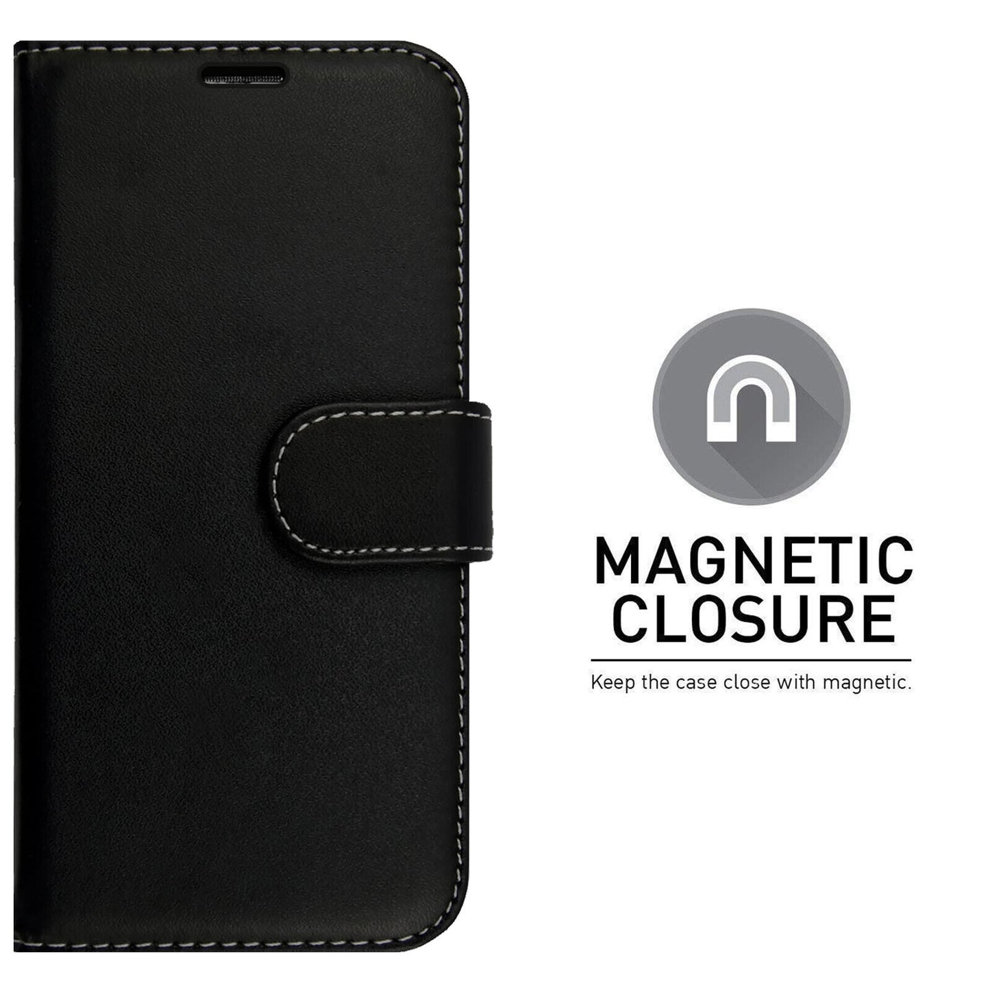 Case for Samsung Galaxy Note 20 10 9 8 5 Leather Wallet Flip Phone Stand Cover