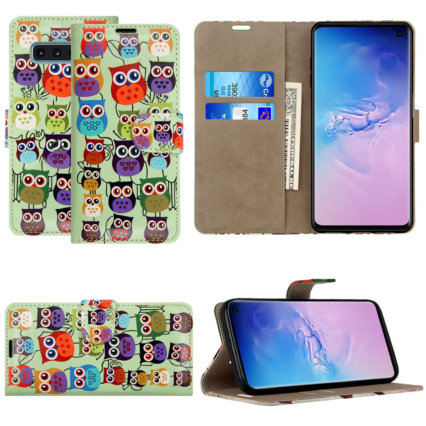 Case for Samsung Galaxy Note 20 10 9 8 5 Leather Wallet Flip Phone Stand Cover