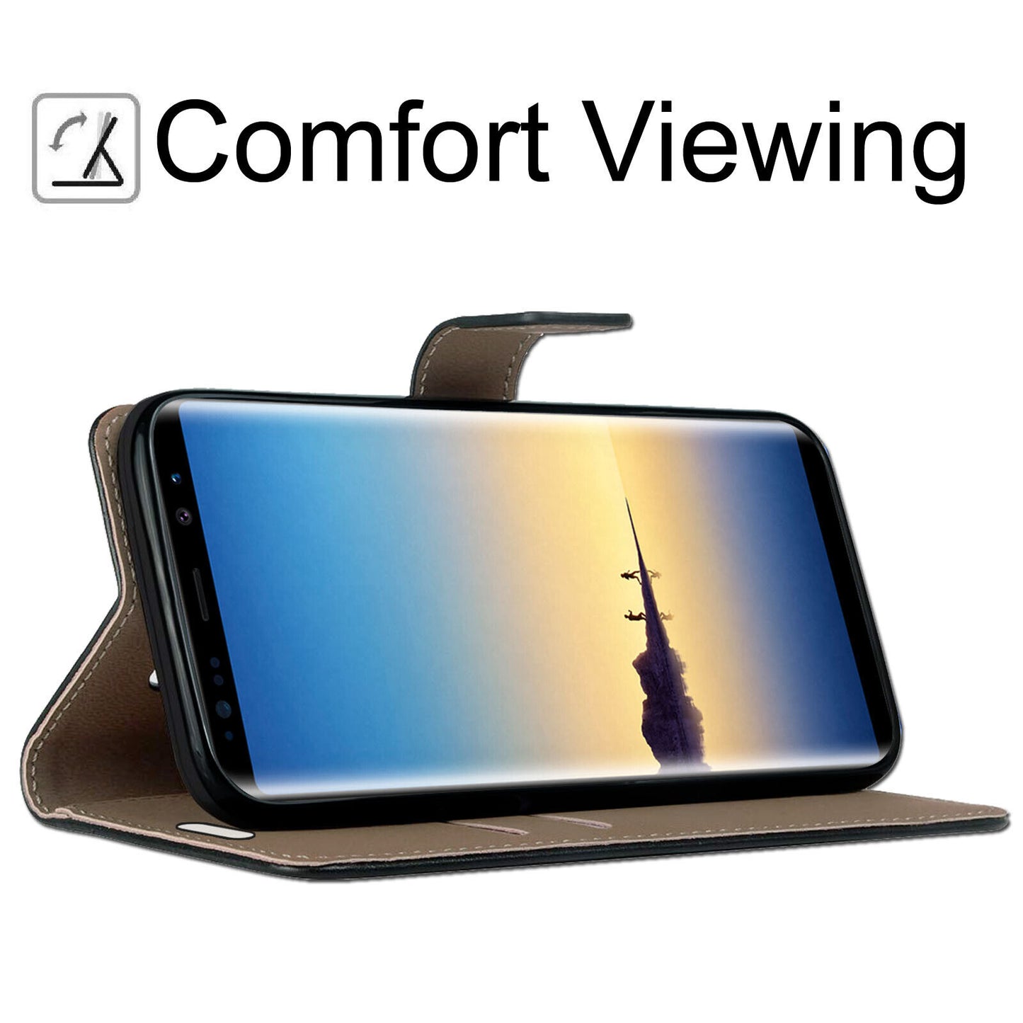 Case for Samsung Galaxy Note 20 10 9 8 5 Leather Wallet Flip Phone Stand Cover