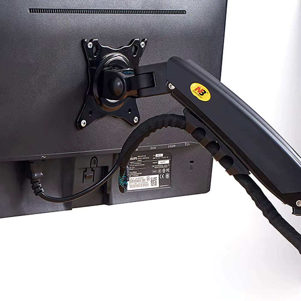 New NB F80 + 2XUSB3.0 Desktop Gas Spring 17-30" LCD LED Monitor Holder Mount Arm Full Motion Display Stand Loading 2-9 Kgs