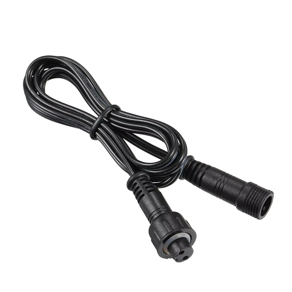 Tomshine Extension Cable Wire 5 PCS 1M/ 3.3Ft 2Pin with Male and Female Connectors IP67 Water-Proof for Deck Light Accessories