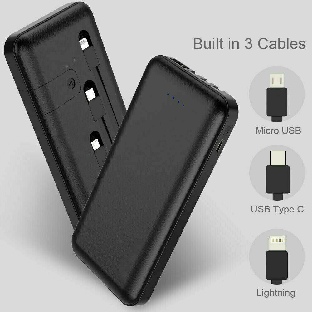 Power Bank 9000000Mah Fast Charger Pack USB External Battery for Mobile Phone