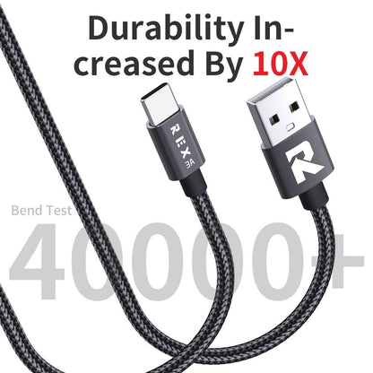 USB a to Type C Fast Charger Cable 3A for Samsung Mobile Phone Lead USB C Cable