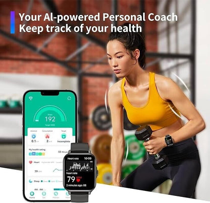 Smart Watch for Men Women with Intelligent Reminders 1.85" Touch Screen