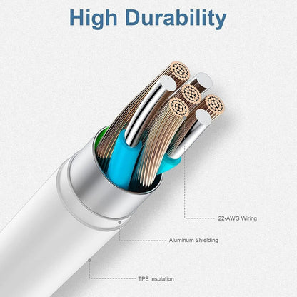 USB Cable for Apple Iphone Fast Charger Sync 5 6 7 8 X XS XR 11 12 13 14 Ipad